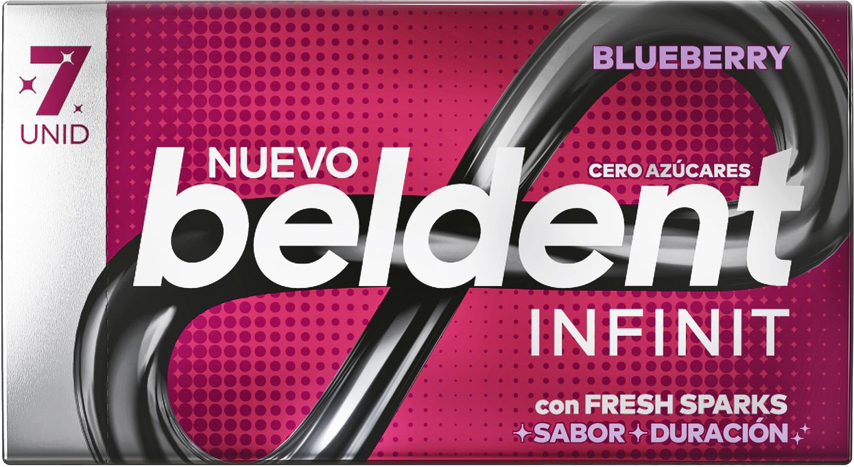 Beldent Infinit Blueberry x7 - Nerilan Uruguay
